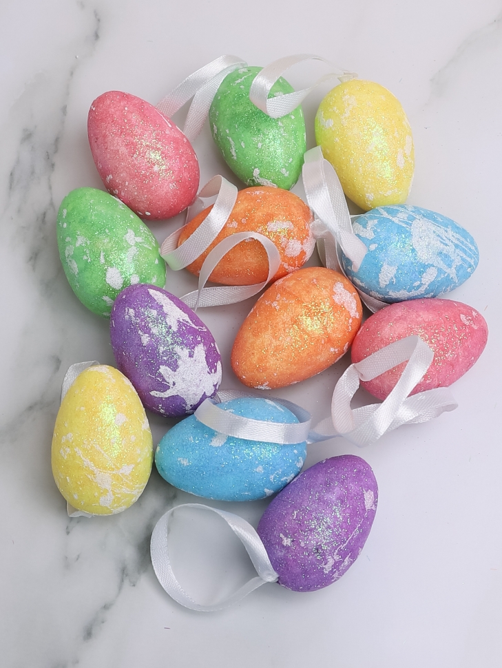 Подвеска Яйцо набор из 12шт 5х3см микс