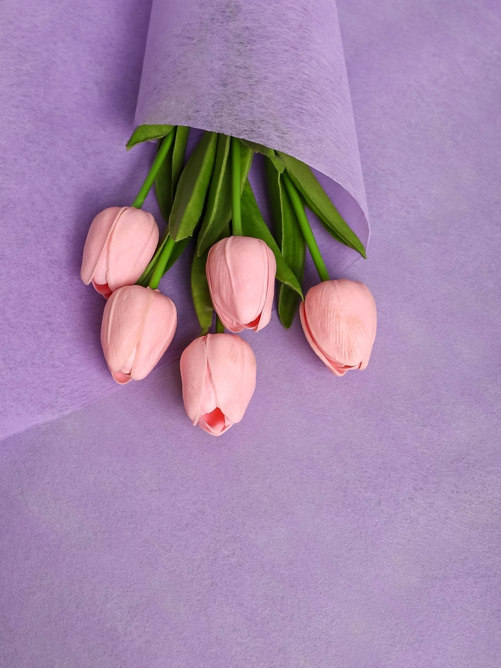 Фетр К 50см х 15м сиреневый Фетр К 50см х 15м сиреневый