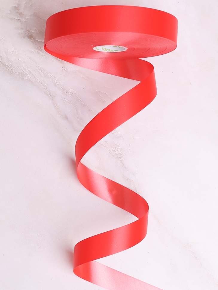 Лента простая матовая 2/100 К красный Лента простая матовая 2/100 К красный