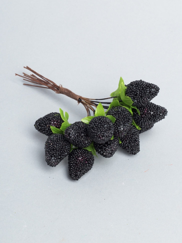 Ежевика на проволоке 12шт. 1,8х2,5х11см К Ежевика на проволоке 12шт. 1,8х2,5х11см К