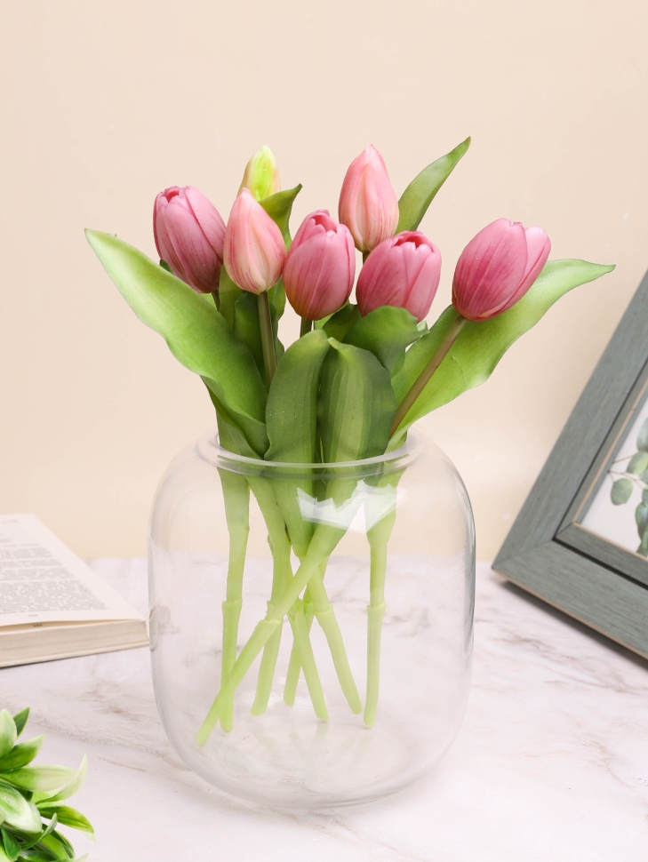 Ваза стекло h17,5 d10,5см К 171 прозрачный Ваза стекло h17,5 d10,5см К 171 прозрачный