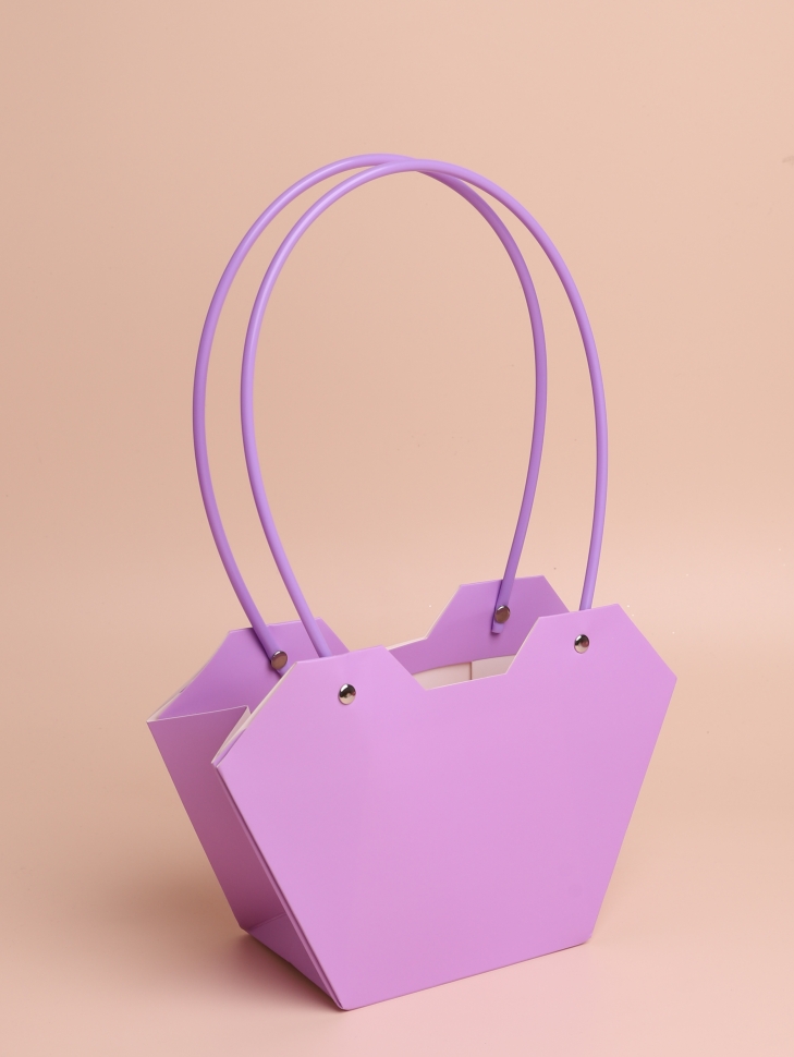 Сумочка для цветов 23,5х12,5х9см лаванда Сумочка для цветов 23,5х12,5х9см лаванда