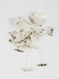 Булавка-клип Гала прозрачная, 100шт