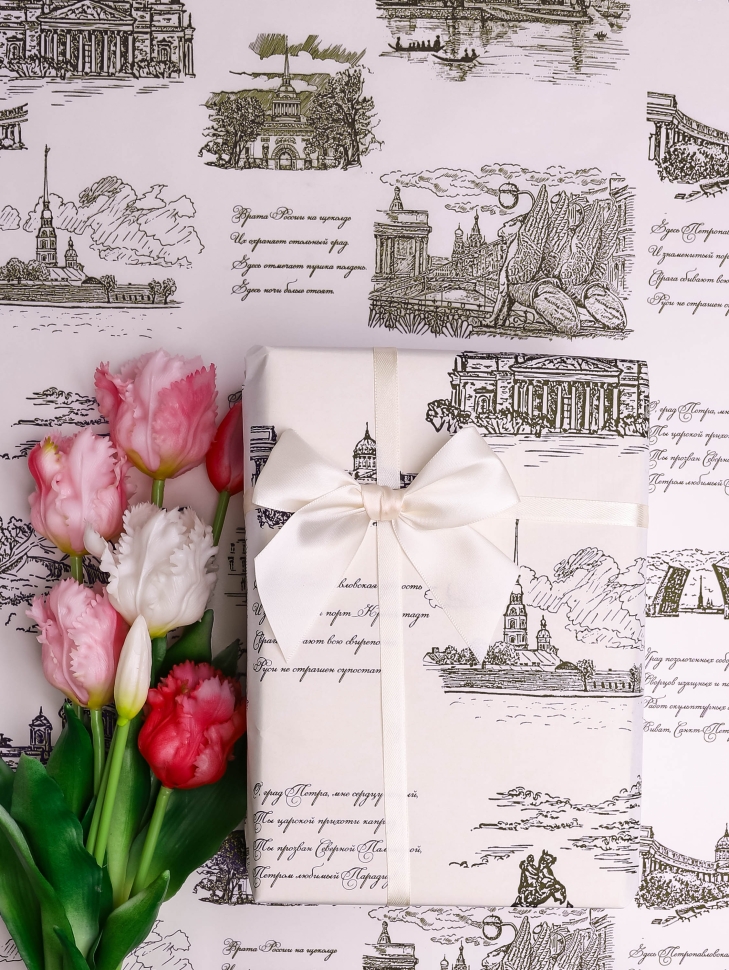 Бумага белая крафт 50г/м2, 70см x 10м Россия Санкт-Петербург, черный Бумага белая крафт 50г/м2, 70см x 10м Россия Санкт-Петербург, черный