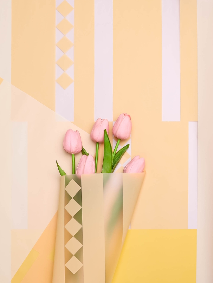 Пленка матовая 55мкм 58смх10м РЦ Геометрия кремовый Пленка матовая 55мкм 58смх10м РЦ Геометрия кремовый