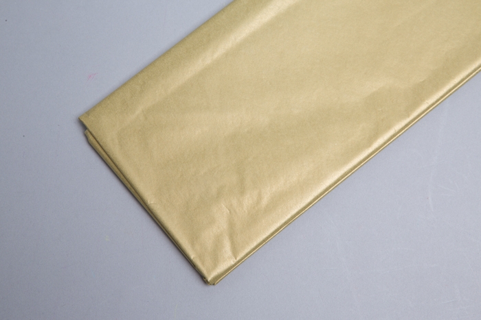 Бумага тишью 50х66см,10 лист. золото Бумага тишью 50х66см,10 лист. золото