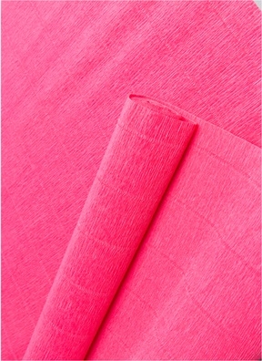 Бумага гофрированная простая, 180гр 551 ярко-розовая Бумага гофрированная простая, 180гр 551 ярко-розовая