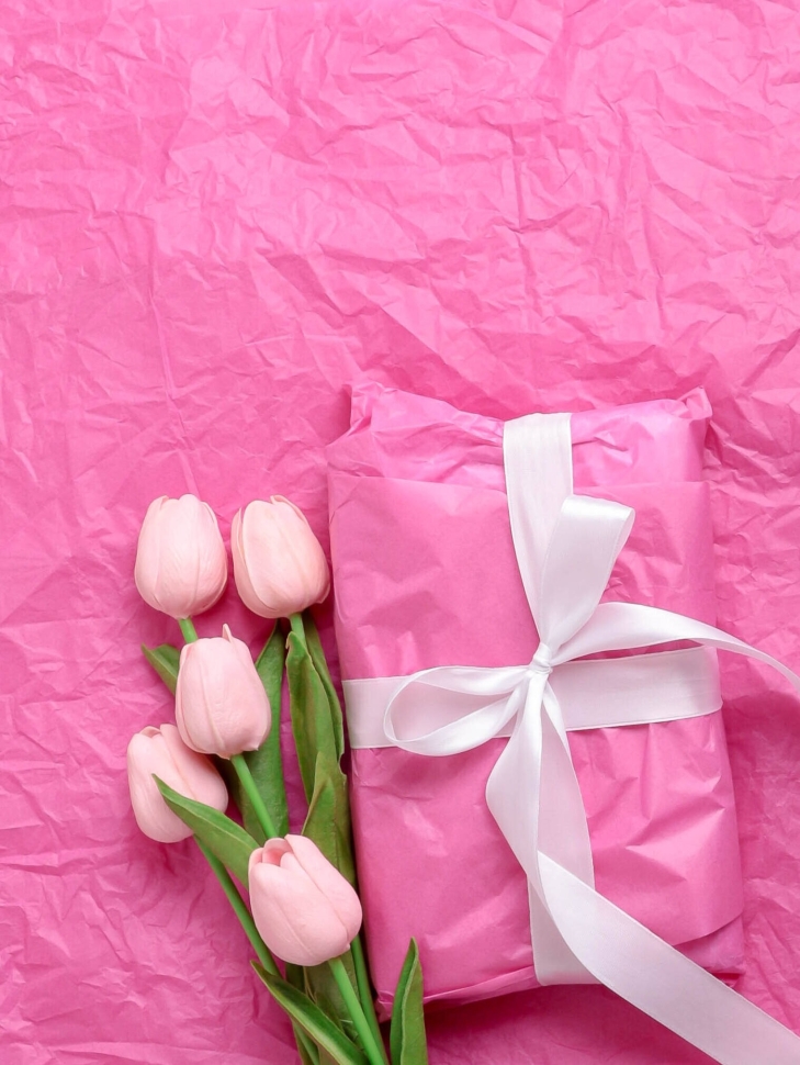 Бумага тишью 50х66см,10 лист. малиновый Бумага тишью 50х66см,10 лист. малиновый