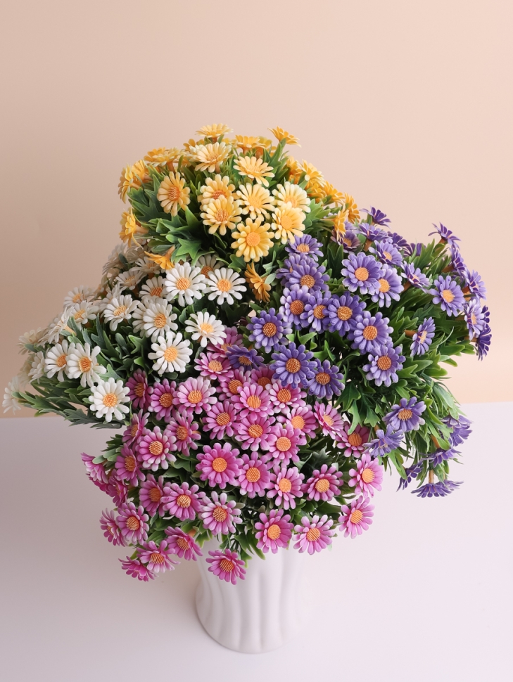 ИЦ Букет Ромашки 30см 8 веткок микс ИЦ Букет Ромашки 30см 8 веткок микс