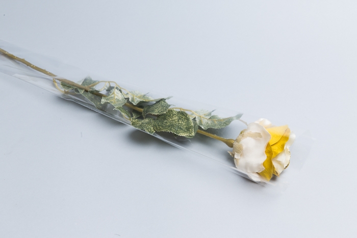 Пакет цветочный Конус 15/80 на 1 розу прозрачный/ прозрачный 50 шт Пакет цветочный Конус 15/80 на 1 розу прозрачный/ прозрачный 50 шт