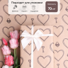 Бумага крафт 70г/м2, 70см x 10м, Ключик к сердцу черный Бумага крафт 70г/м2, 70см x 10м, Ключик к сердцу черный