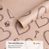 Бумага крафт 70г/м2, 70см x 10м, Ключик к сердцу черный Бумага крафт 70г/м2, 70см x 10м, Ключик к сердцу черный