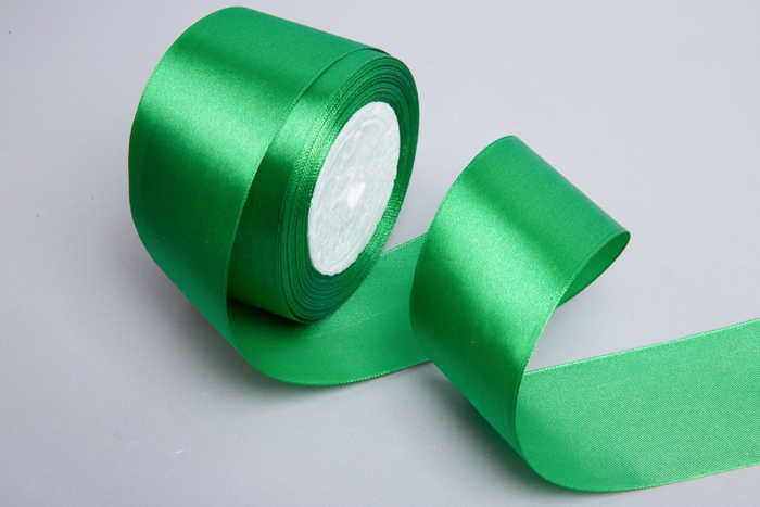 Лента атласная 50мм х 25ярд JD зеленый Лента атласная 50мм х 25ярд JD зеленый