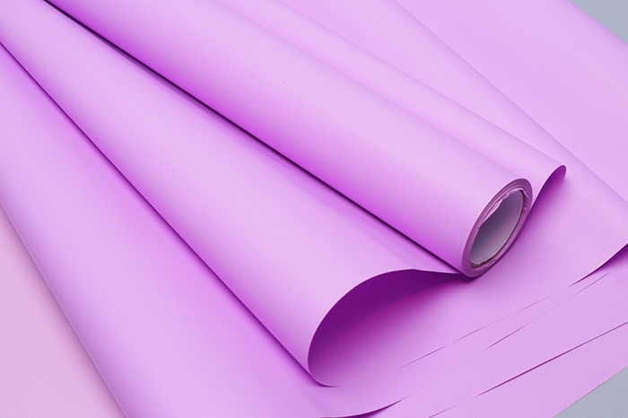 Пленка матовая Пастель 58см х 10м на втулке, сиреневый светлый Пленка матовая Пастель 58см х 10м на втулке, сиреневый светлый