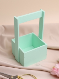 Ящик Флора H23/8,3х12,5см № 2 аквамарин