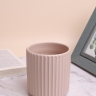 Кашпо керамика 11,5х13,5см пудровый