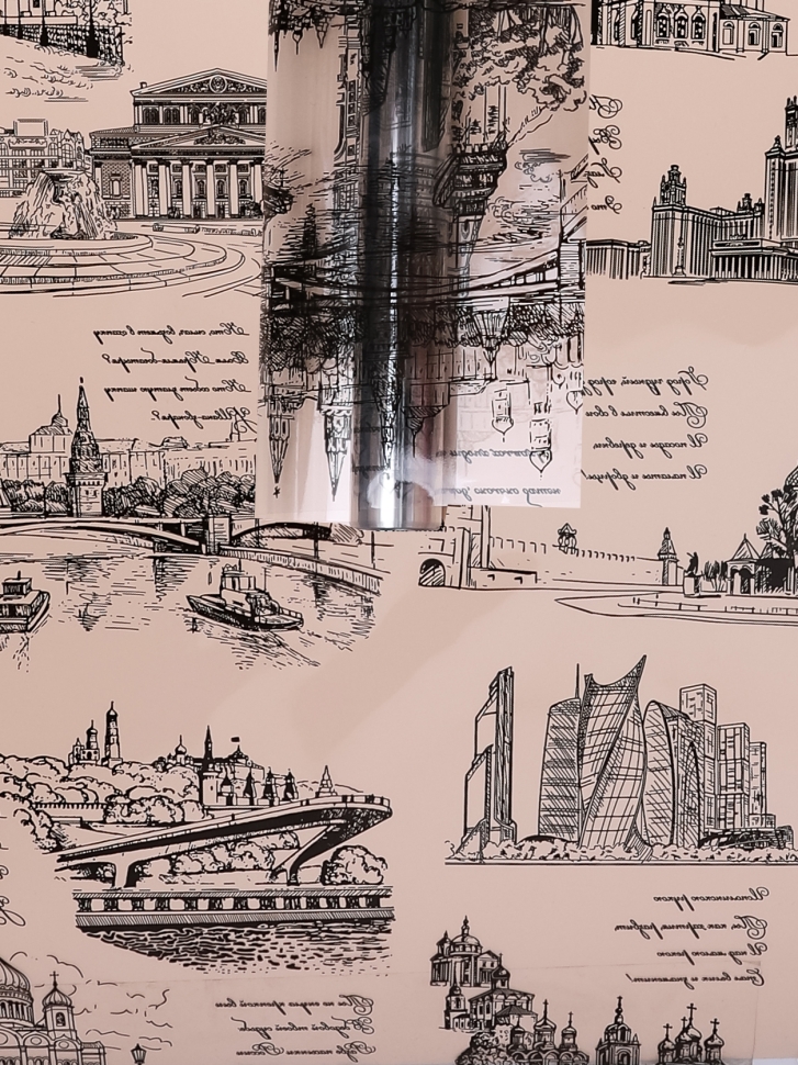 Пленка цветная Россия Москва 70см черный Пленка цветная Россия Москва 70см черный