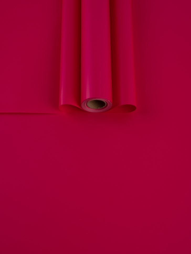 Пленка матовая 65мкм 58см х 10м Ассоль малиновый