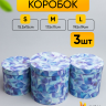 Коробка цилиндр набор из 3шт. 19,5х19см W3390-3 голубой Коробка цилиндр набор из 3шт. 19,5х19см W3390-3 голубой
