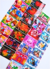 Термоэтикетки пасхальные для яиц, 7шт.