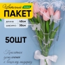 Пакет цветочный Рюмка 30/40 Бант цветной рисунок белый 50 шт Пакет цветочный Рюмка 30/40 Бант цветной рисунок белый 50 шт