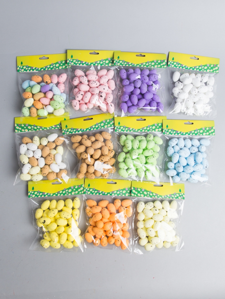 Яйцо набор из 36шт 3x2см CN22102501 микс Яйцо набор из 36шт 3x2см CN22102501 микс