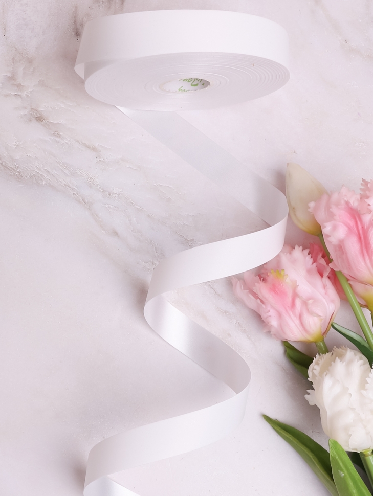 Лента простая матовая 2/100 К белый Лента простая матовая 2/100 К белый