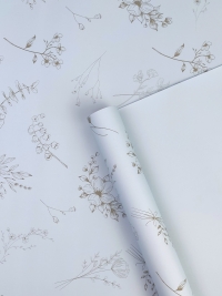 Пленка матовая 65мкм 58см х 10м Гармония голубой