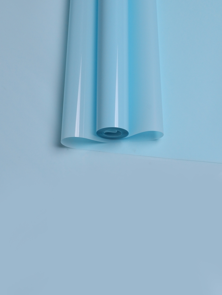 Пленка цветная Лак 70см голубая Пленка цветная Лак 70см голубая