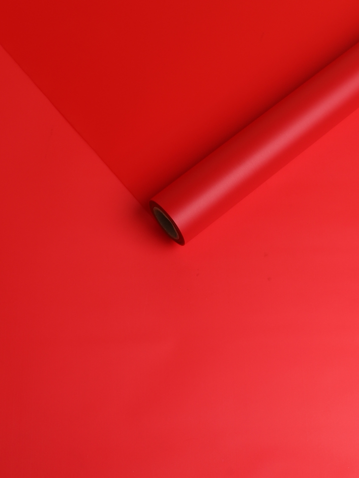Пленка матовая 40мкм 58см х 10м Воздух красный