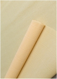 Бумага гофрированная простая, 140гр 977 лимонно-кремовая