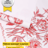 Пленка матовая 65мкм 58см х 10м РЦ Букет на белом красный Пленка матовая 65мкм 58см х 10м РЦ Букет на белом красный