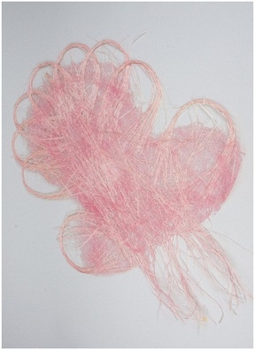 Веер каскадный розовый