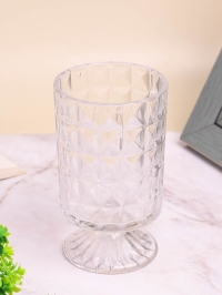 Ваза стекло h18 d11см К 368 на ножке