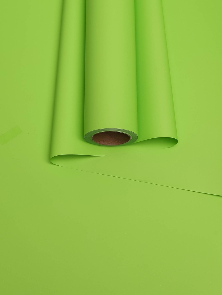 Пленка матовая 65мкм 58см х 10м Ассоль салатовый Пленка матовая 65мкм 58см х 10м Ассоль салатовый