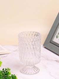 Ваза стекло h18 d11см К 369 на ножке