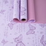 Пленка матовая 65мкм 58см х 10м Бабочки сиреневый Пленка матовая 65мкм 58см х 10м Бабочки сиреневый