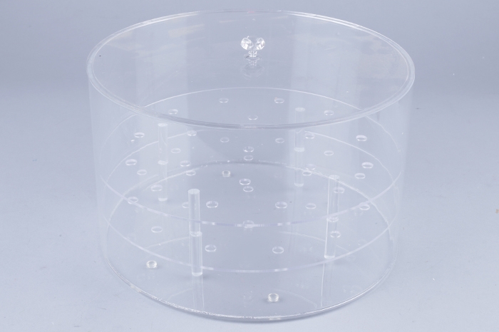 Коробка акриловая Цилиндр 25х25х15см прозрачная