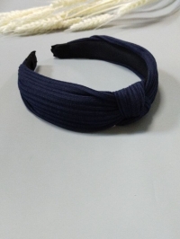 Ободок О-074 16х12,5х4см синий темный