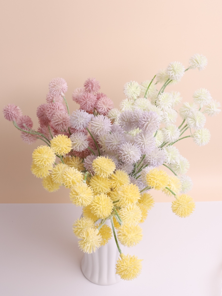 ИЦ Букет Агератум 35см 35 голов микс ИЦ Букет Агератум 35см 35 голов микс