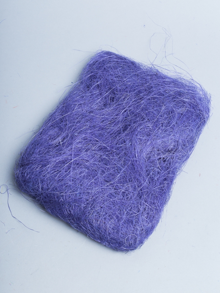 Волокно сизаля  40г П фиолетовое