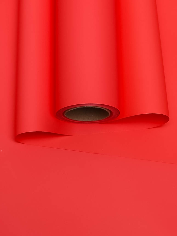 Пленка матовая 65мкм 58см х 10м Ассоль коралловый