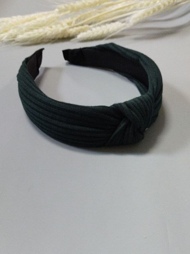 Ободок О-077 16х12,5х4см зеленый темный Ободок О-077 16х12,5х4см зеленый темный