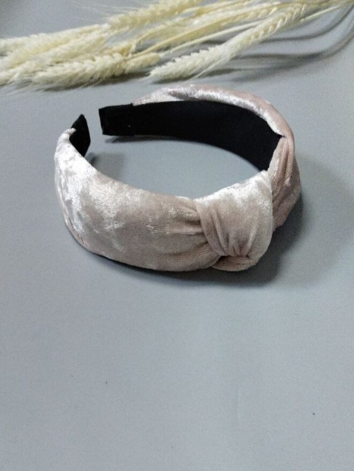 Ободок О-078 16х12х4см розовый светлый Ободок О-078 16х12х4см розовый светлый