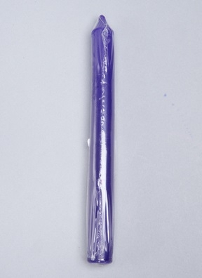 Свеча столовая 18х170мм фиолетовый Свеча столовая 18х170мм фиолетовый