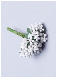 Тычинки для искусственных цветов К 12шт. белый