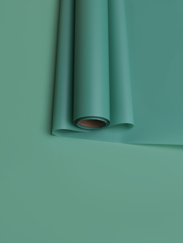 Пленка матовая 60см х 10м  на втулке виридиан