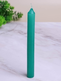 Свеча столовая 18х170мм зеленый
