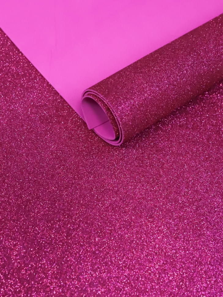 Фоамиран глиттерный 60х70см 1,8мм 1лист. малиновый Фоамиран глиттерный 60х70см 1,8мм 1лист. малиновый