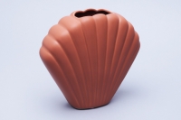 Ваза керамика 19.5х7.3х18.2см ракушка HP577-1BN